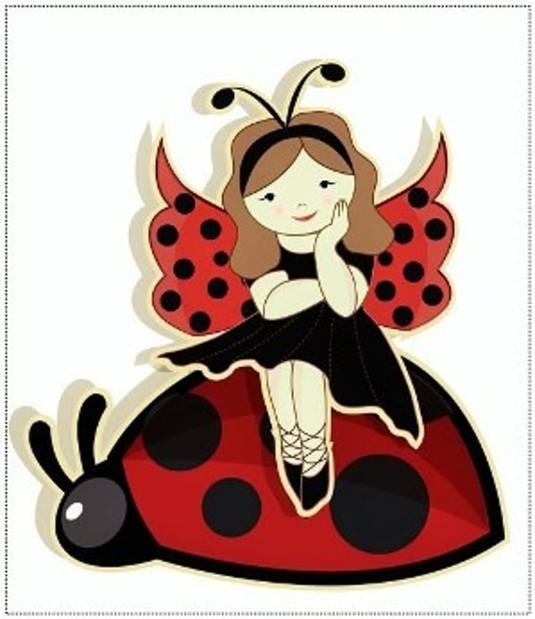 AMERICAN GIRL SIZE DOLL CLOTHING BRAND LADYBUG logo