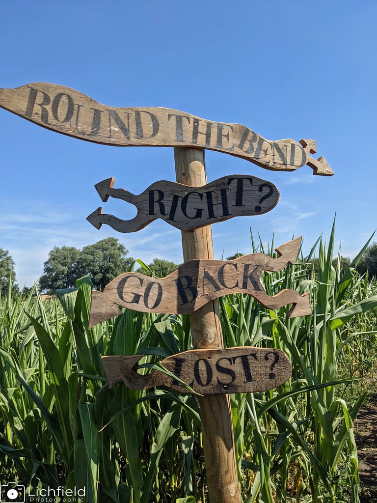 maze Sign