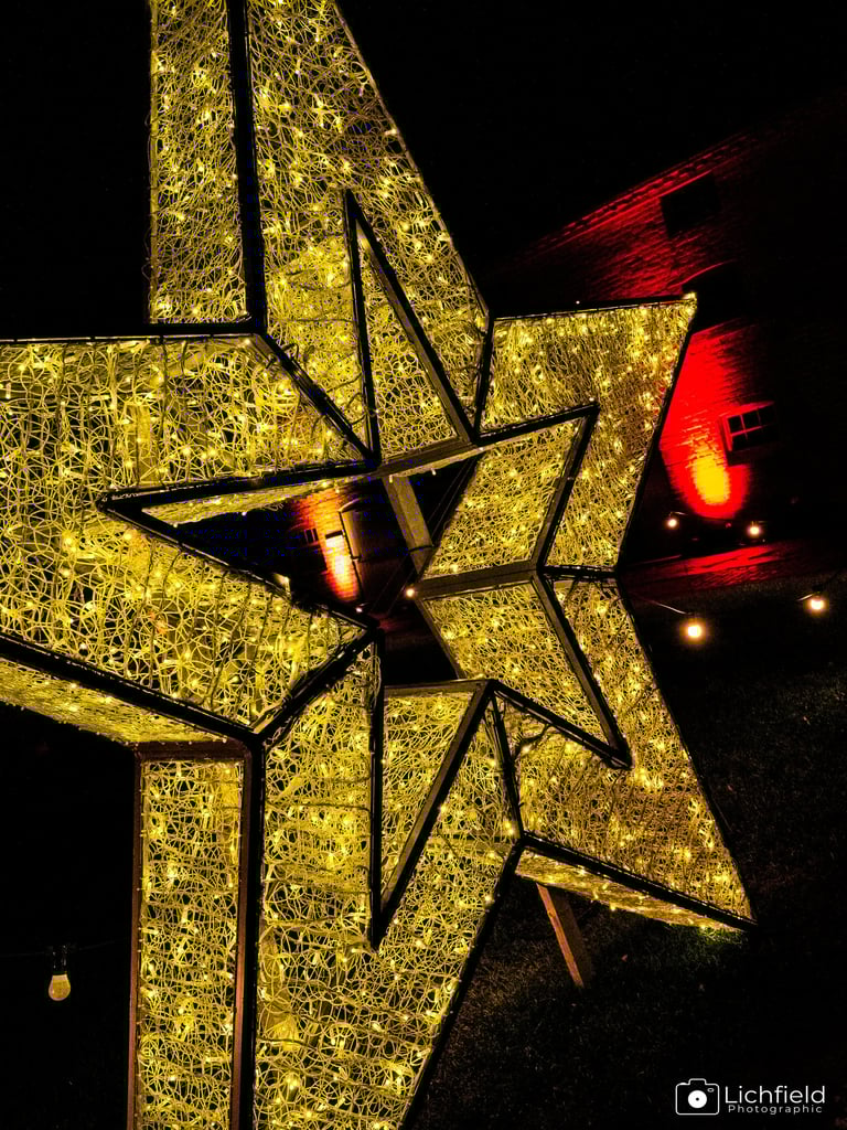 Luminate Giant illuminated gold star