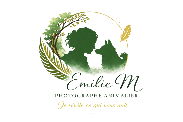 Emilie Minville Photographe animalier logo