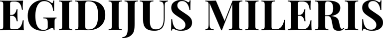 Fotografas Egidijus Mileris logo