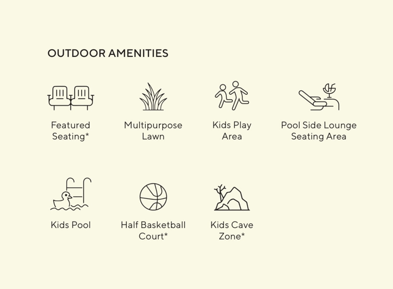Amenities Chandak 34 Park Estate Goregaon East, Chandak 34 Park Estate, Yashwant Nagar, Goregaon West