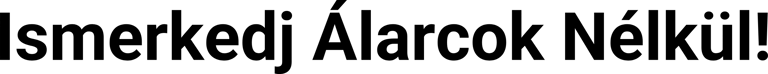 Ismerkedj Álarcok Nélkül! logo