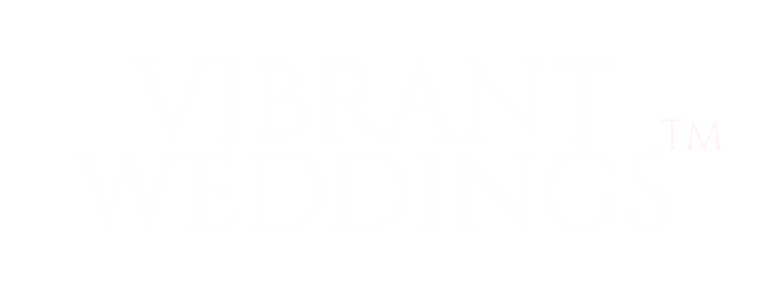 vibrant weddings  logo