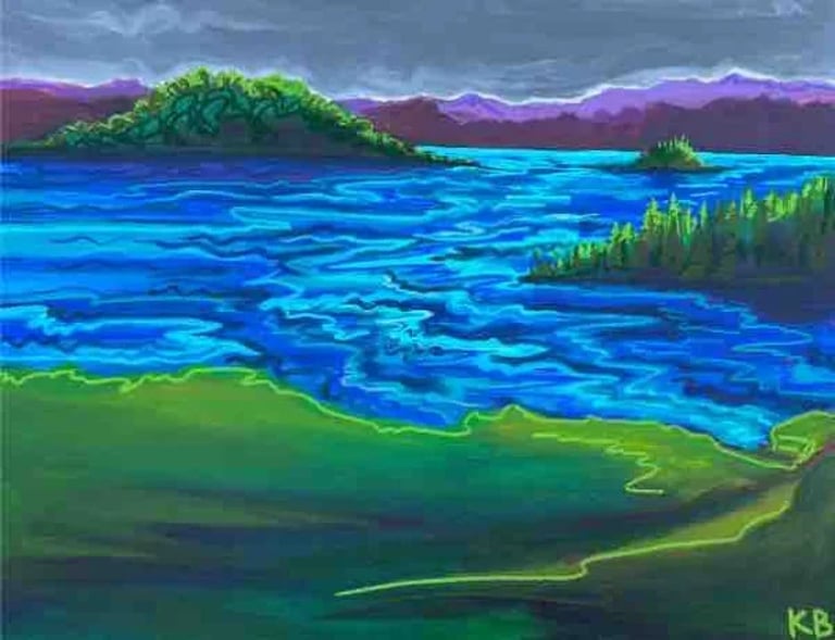 ocean painting Katie 