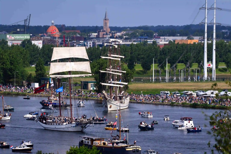 Sail-In, Zicht op Beverwijk