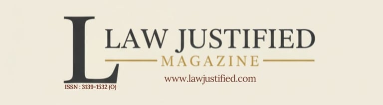 Law Justified Magazine logo