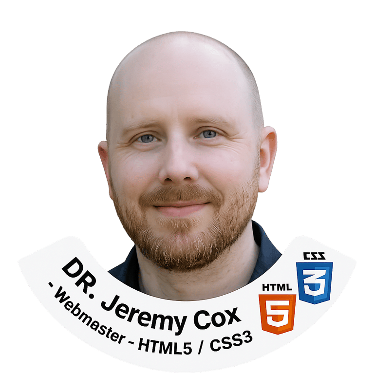 Dr Jeremy Cox Webmaster logo