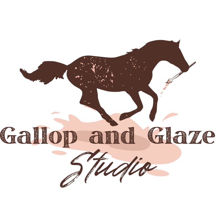 Gallop and Glaze Studio logo