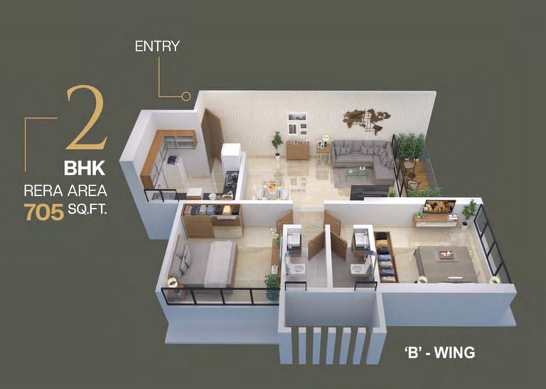 FLOOR PLANS DGS SHEETAL REGALIA BORIVALI EAST, DGS REGALIA, NENCY COLONY, BORIVALI EAST