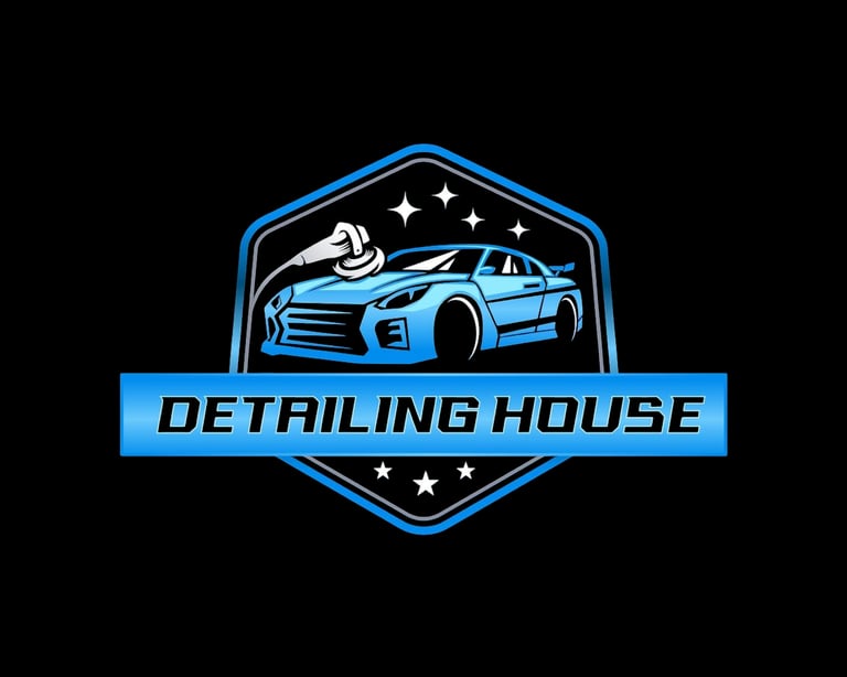 Detailing housse logo