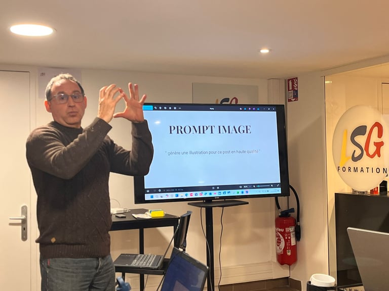 Fabien en formation