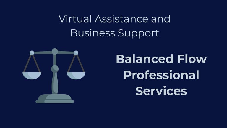 Balanced Flow Professional Services logo