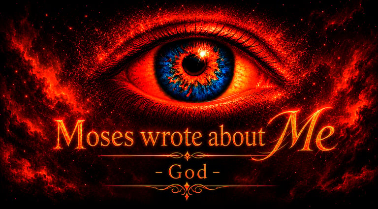 Moses wrote about Me John 5:46 logo