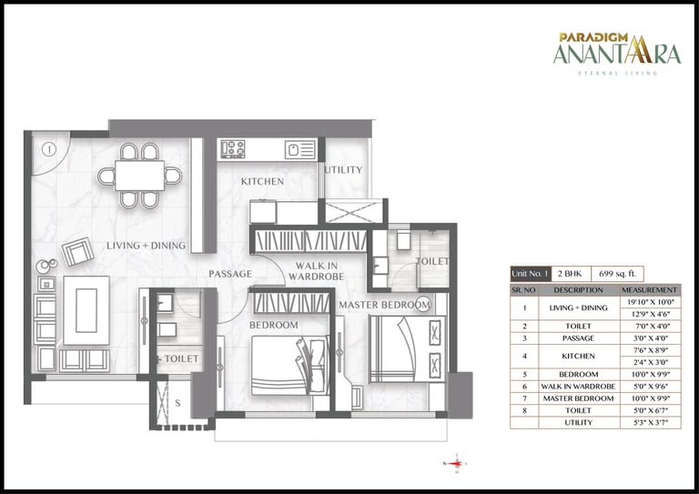 FLOOR PLANS ANANTAARA BORIVALI, PARADIGM ANANTAARA SHIMPOLI BORIVALI WEST