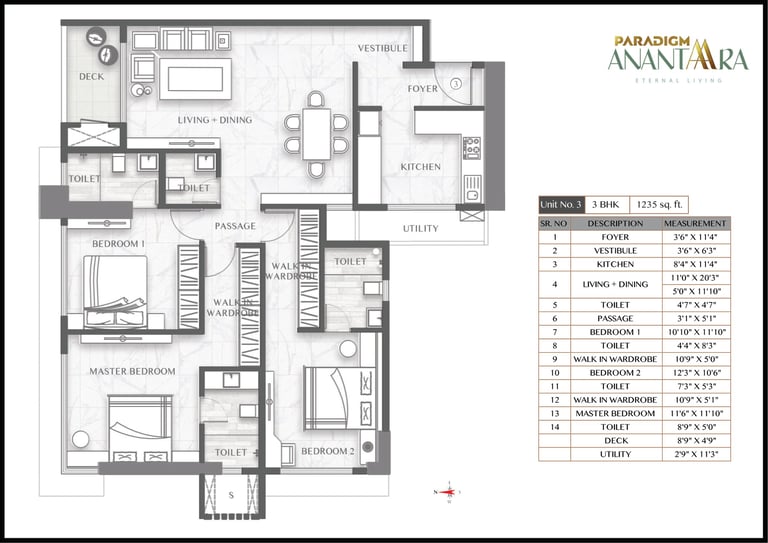 FLOOR PLANS ANANTAARA BORIVALI, PARADIGM ANANTAARA SHIMPOLI BORIVALI WEST