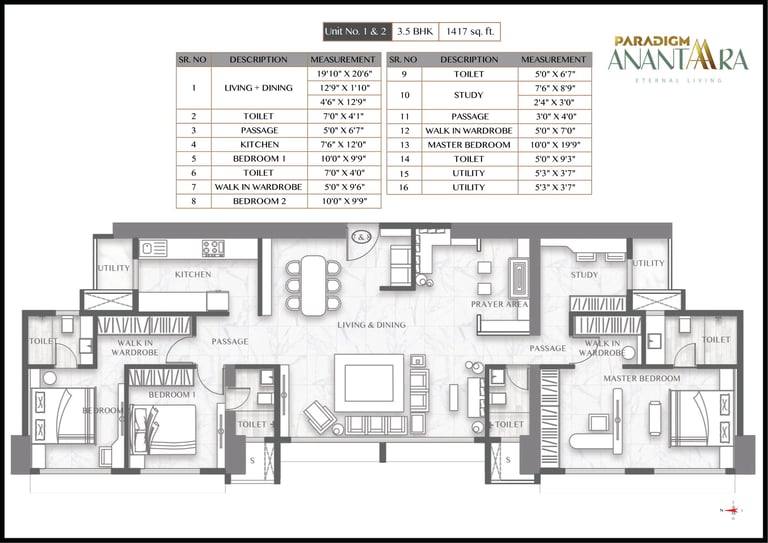 FLOOR PLANS ANANTAARA BORIVALI, PARADIGM ANANTAARA SHIMPOLI BORIVALI WEST