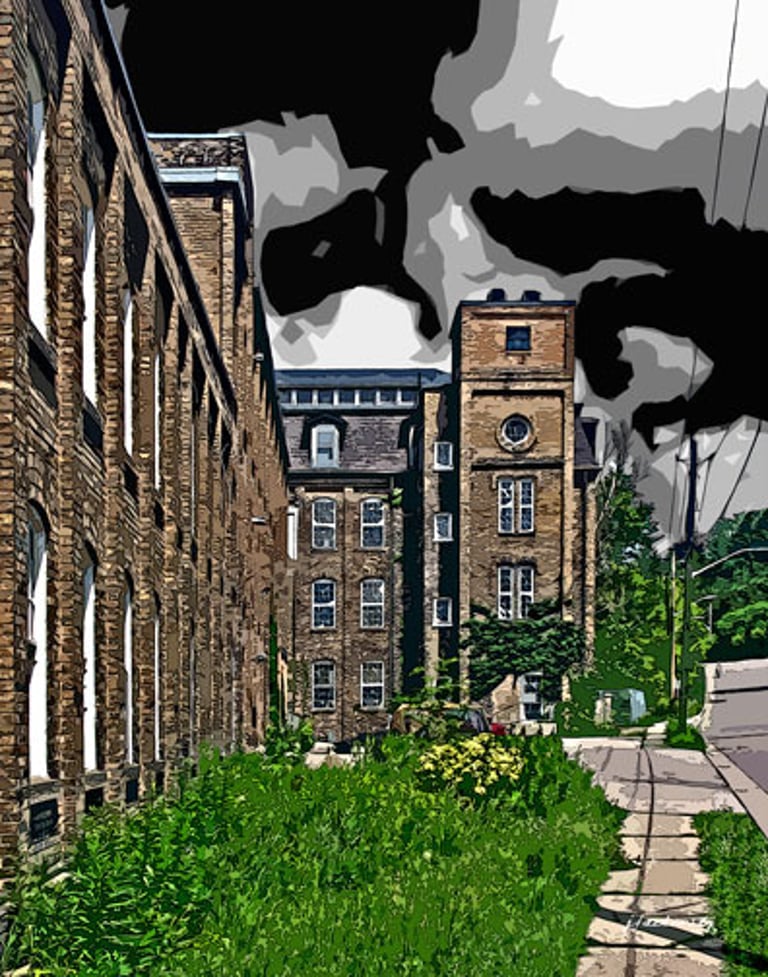 Penmans No. 1 Mill streetside 7347