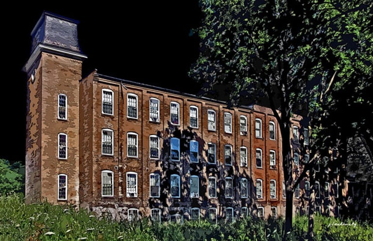 Penmans No. 1 Mill rear 7633