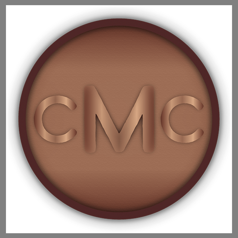 CMC bronze circle logo. Created by Comprehensive Creations.
