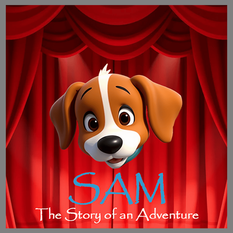 Cover of "Sam" children's book. Artwork created by Comprehensive Creations.