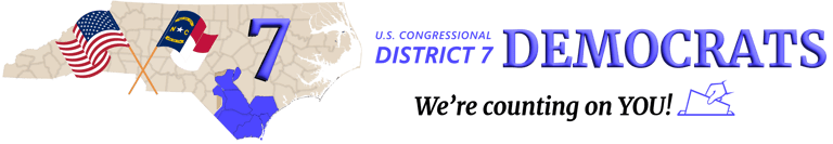 NC 7th Congressional District Democrats logo