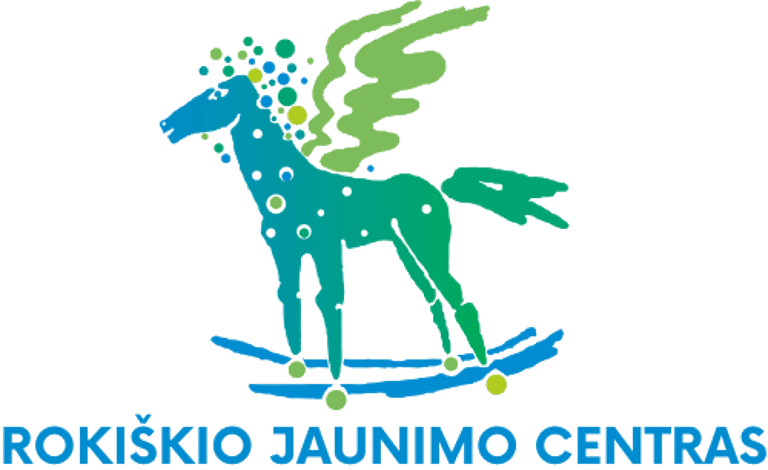 Rokiškio jaunimo centras logo