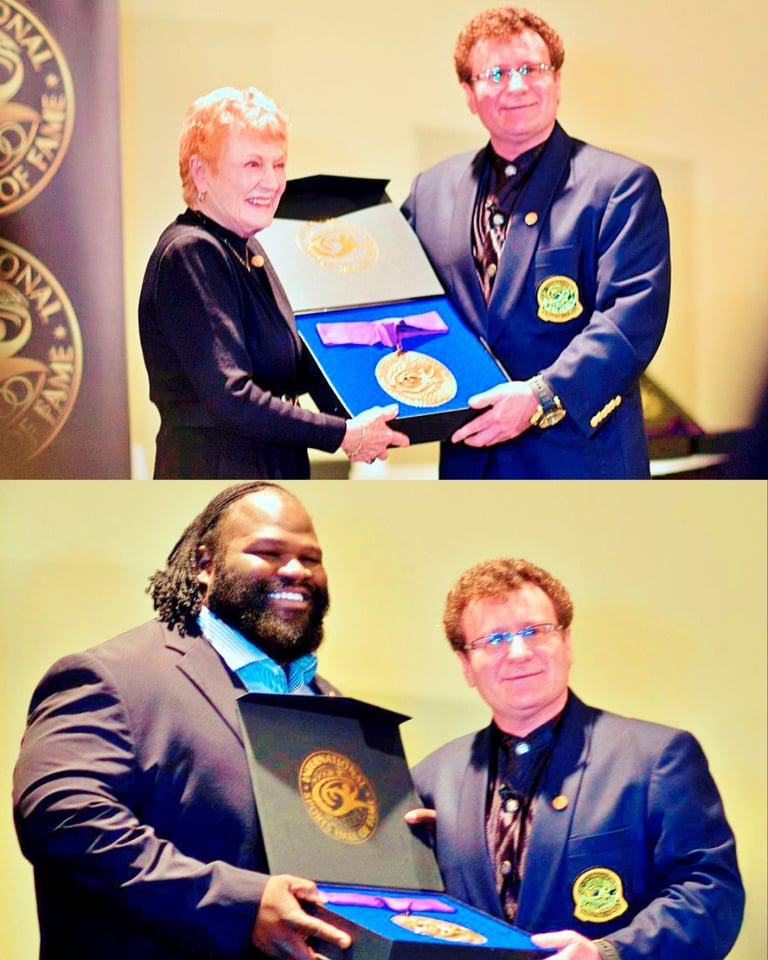 Dr. Goldman founded the International Sports Hall of Fame tribute Jack LaLanne and Mark Henry
