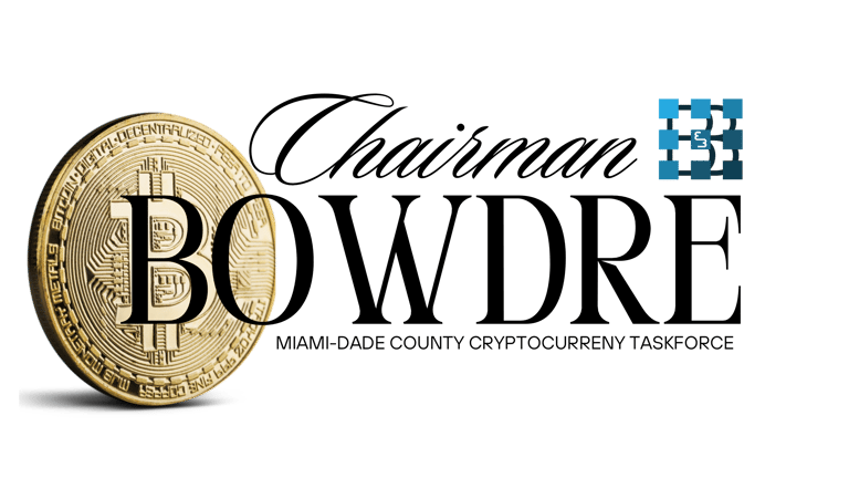 Miami-Dade County CryptoCurrency Chairman Bowdre logo