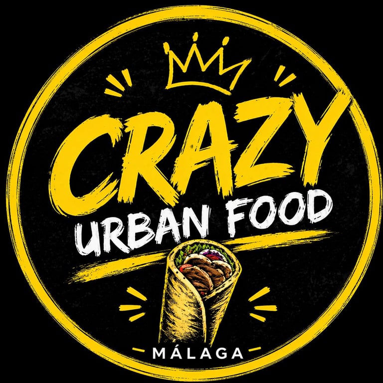 crazy urban food logo
