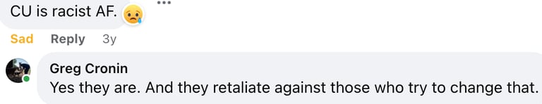 Racism at the University of Colorado logo