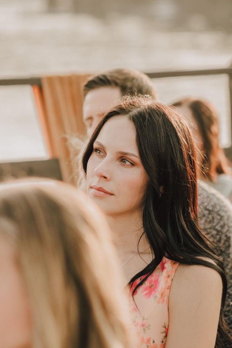 wedding ceremony, guest, house boat