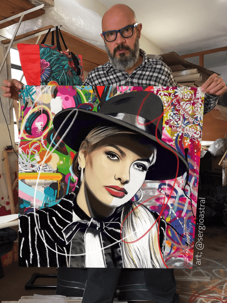  Ateliê do renomado artista plástico Sérgio Astral, conhecido por suas pinturas personalizadas e projetos artísticos.