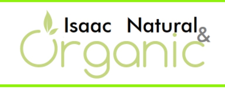 ISAAC NATURAL AND ORGANIC logo