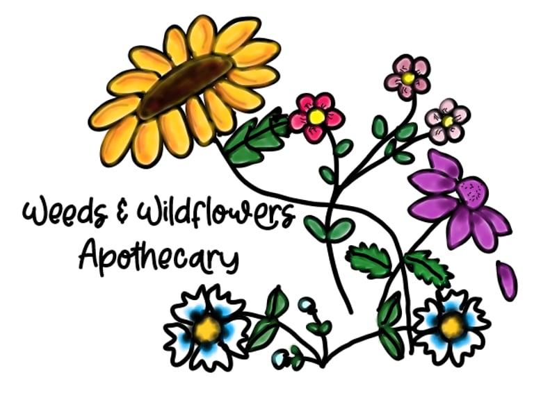 Weeds & Wildflowers Apothecary logo