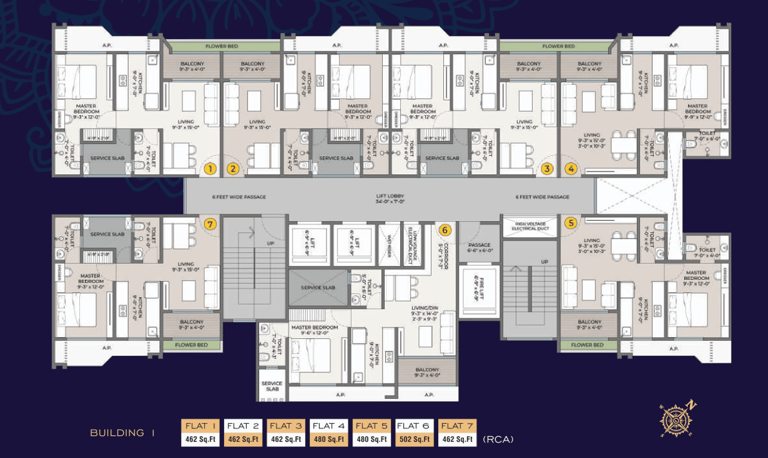 FLOOR PLANS RAMDEV AVIGHNA SKY MIRA ROAD EAST, RAMDEV AVIGHNA SKY, NEAR 711 CLUB, OPP ST THOMAS SCHOOL, KANAKIA ROAD, MIRA RO