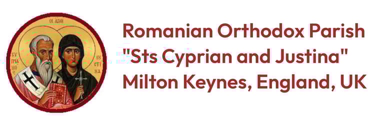 Saints Cyprian and Justina Romanian Orthodox Parish in Milton Keynes, Buckinghamshire, UK logo