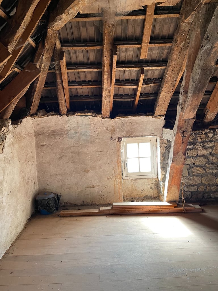 combles vides avant travaux