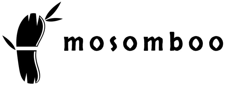 brand name:Mosomboo, Business:We are dedicated to promoting environmentally responsible practices through our diverse product range.   Our line of bamboo creations, including Cheese Boards, Cutting Boards, Bread Slicers, Desk Organizers, and Pen Holders, redefines design and usability. logo