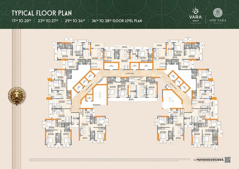 FLOOR PLANS ONE VARA GOREGAON EAST, FLOOR PLANS, ONE VARA, AK VAIDYA MARG, FILM CITY, GOREGAON EAST