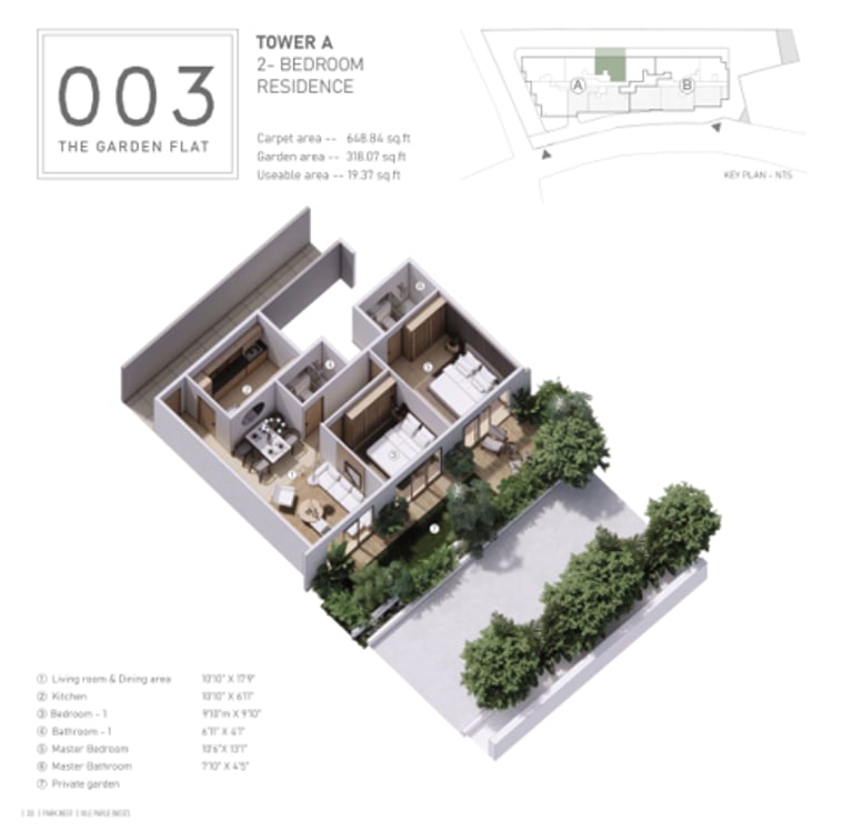 FLOOR PLAN AVANT PARK WEST VILE PARLE WEST, AVANT VILE PARLE WEST, PARK WEST VILE PARLE