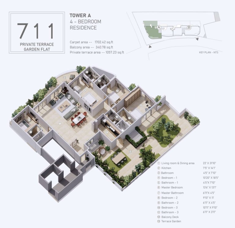 FLOOR PLAN AVANT PARK WEST VILE PARLE WEST, AVANT VILE PARLE WEST, PARK WEST VILE PARLE