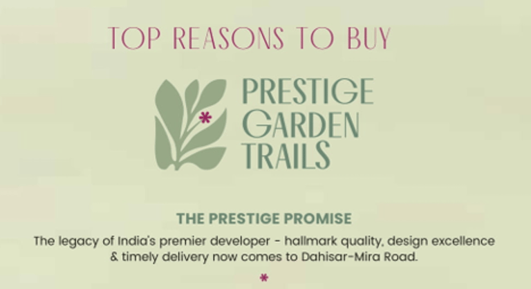AMENITIES PRESTIGE GARDEN TRAILS MIRA ROAD EAST, PRESTIGE MIRA ROAD EAST