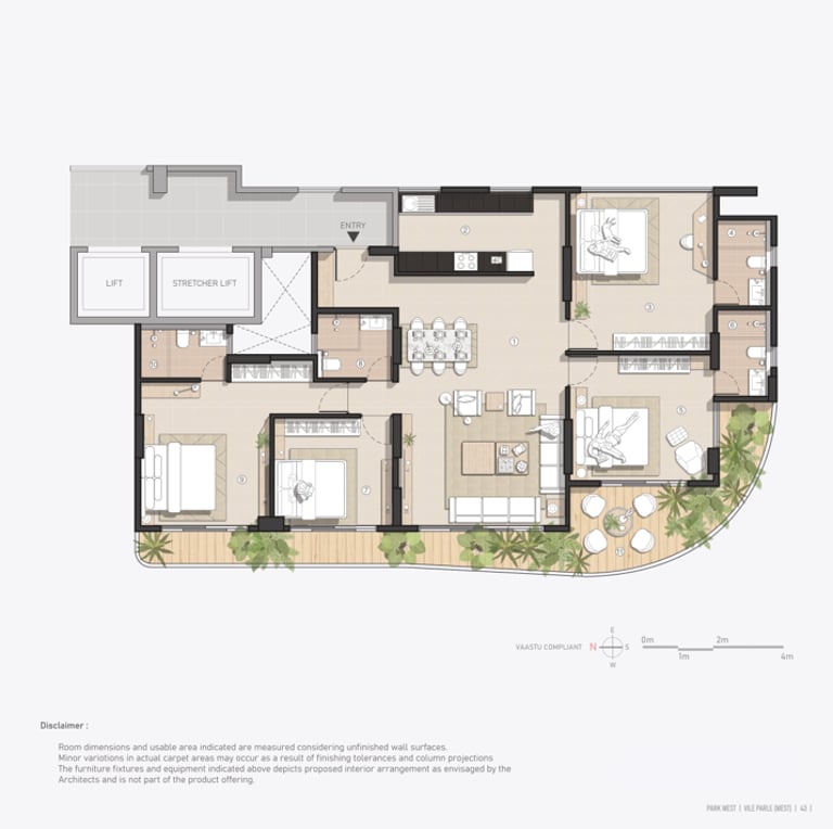 FLOOR PLAN AVANT PARK WEST VILE PARLE WEST, AVANT VILE PARLE WEST, PARK WEST VILE PARLE