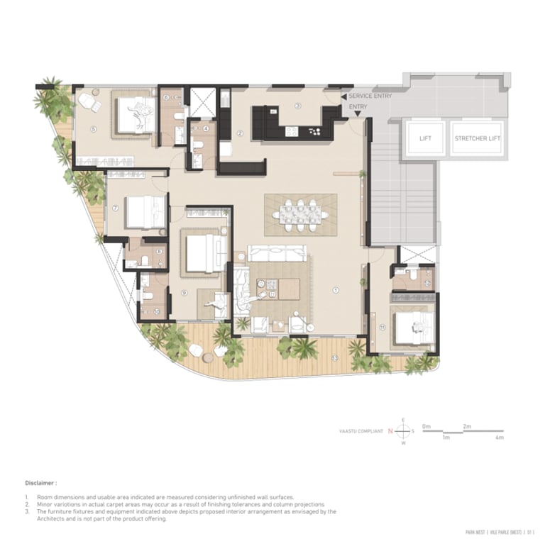 FLOOR PLAN AVANT PARK WEST VILE PARLE WEST, AVANT VILE PARLE WEST, PARK WEST VILE PARLE