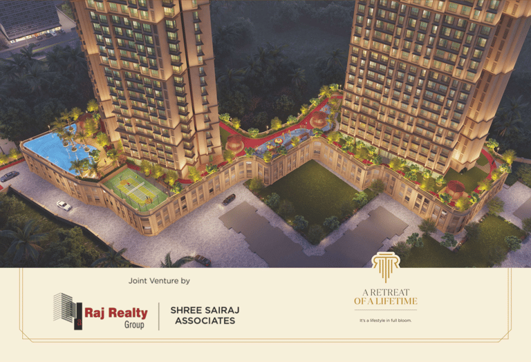 AMENITIES RAJ LEGACY SATYAM MIRA ROAD EAST, RAJ LEGACY MIRA ROAD EAST, RAJ REALTY, NEW PROJECT, KANAKIA, MIRA ROAD EAST