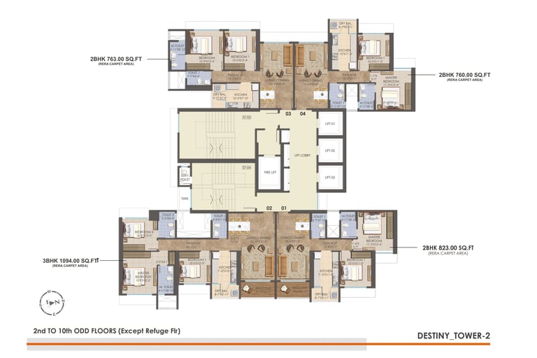 FLOOR PLANS ASMI LEGACY GOREGAON EAST, ASMI ROOTS GOREGAON EAST, CODEWORD ROOTS, JAWAHAR NAGAR, GOREGAON EAST