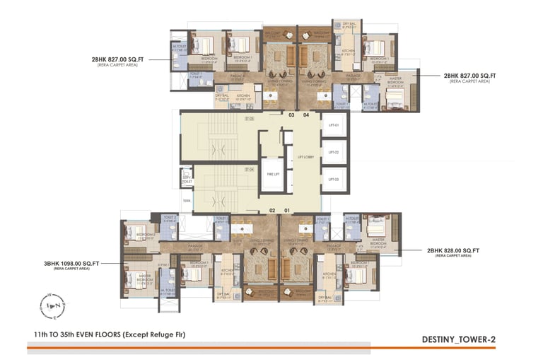 FLOOR PLANS ASMI LEGACY GOREGAON EAST, ASMI ROOTS GOREGAON EAST, CODEWORD ROOTS, JAWAHAR NAGAR, GOREGAON EAST