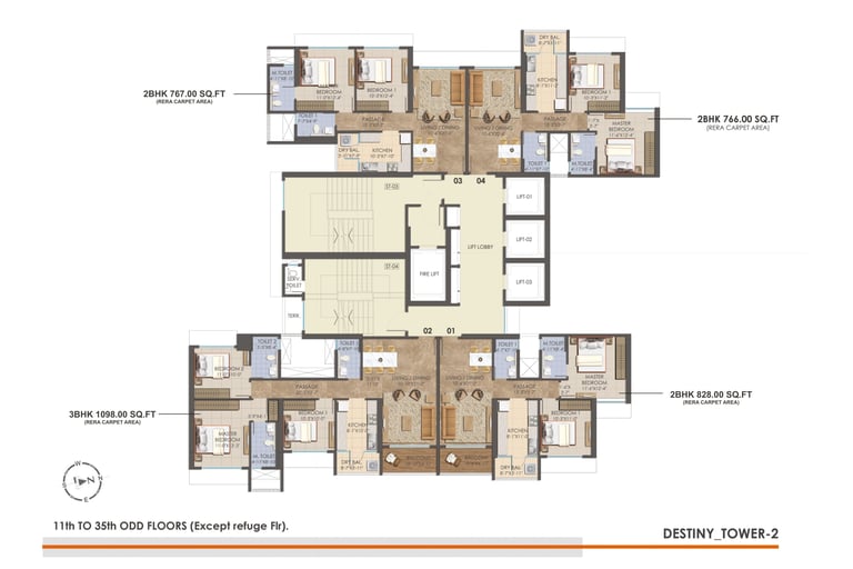 FLOOR PLANS ASMI LEGACY GOREGAON EAST, ASMI ROOTS GOREGAON EAST, CODEWORD ROOTS, JAWAHAR NAGAR, GOREGAON EAST