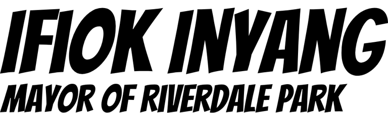 Ifiok, Inyang, Riverdale Park Maryland, Town Council logo